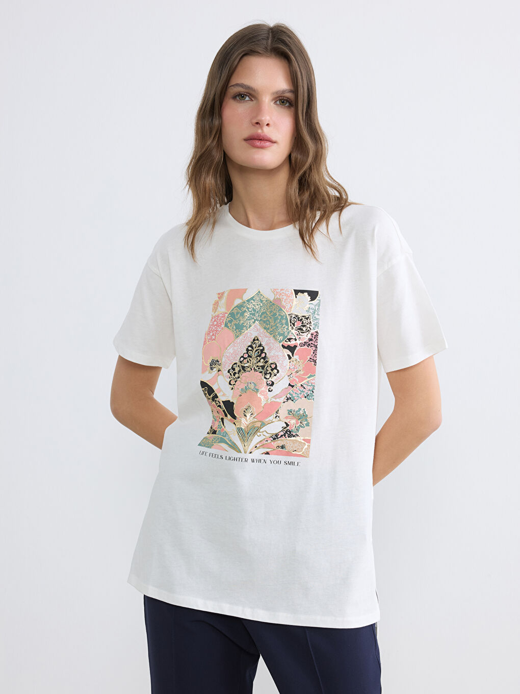 T-shirt ÉCROU Femme