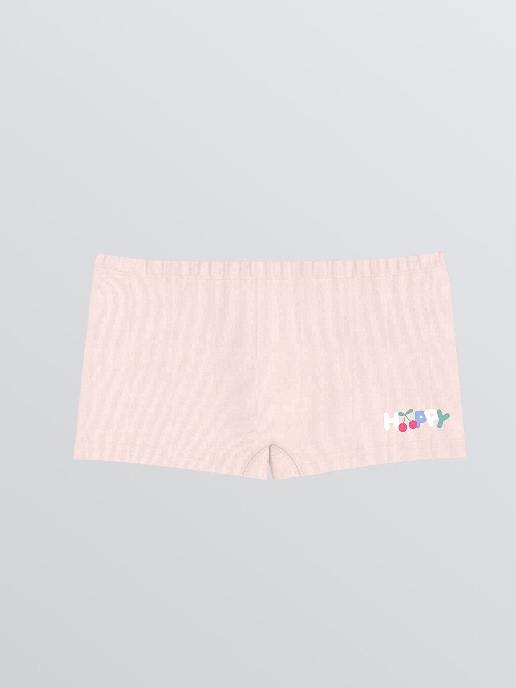 Ekru Baskılı Kız Çocuk Boxer 3'lü-3