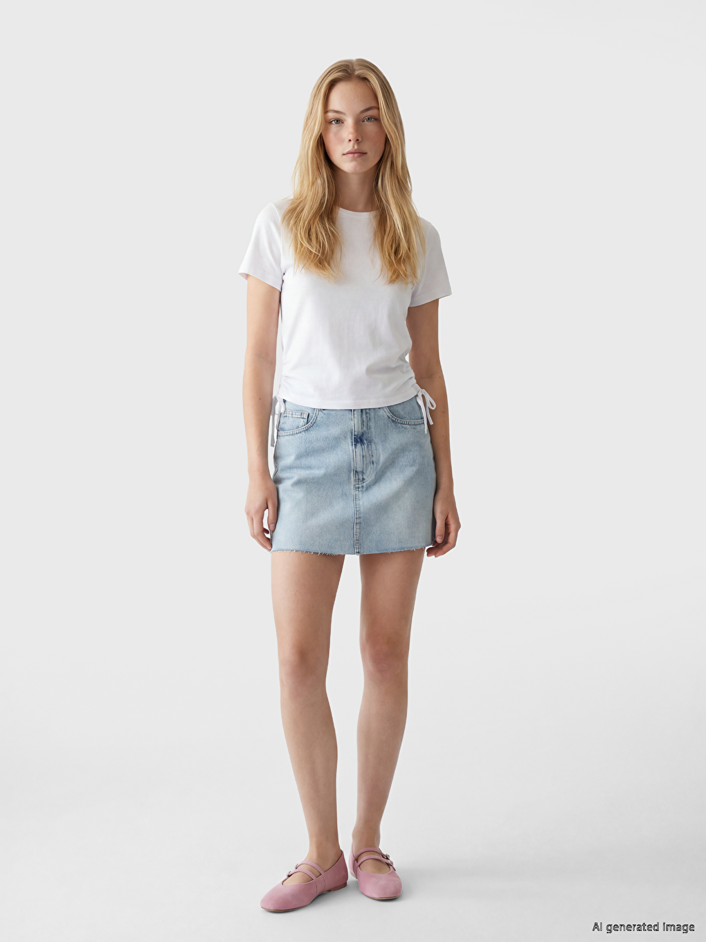 Crew Neck Women's T-Shirt-1