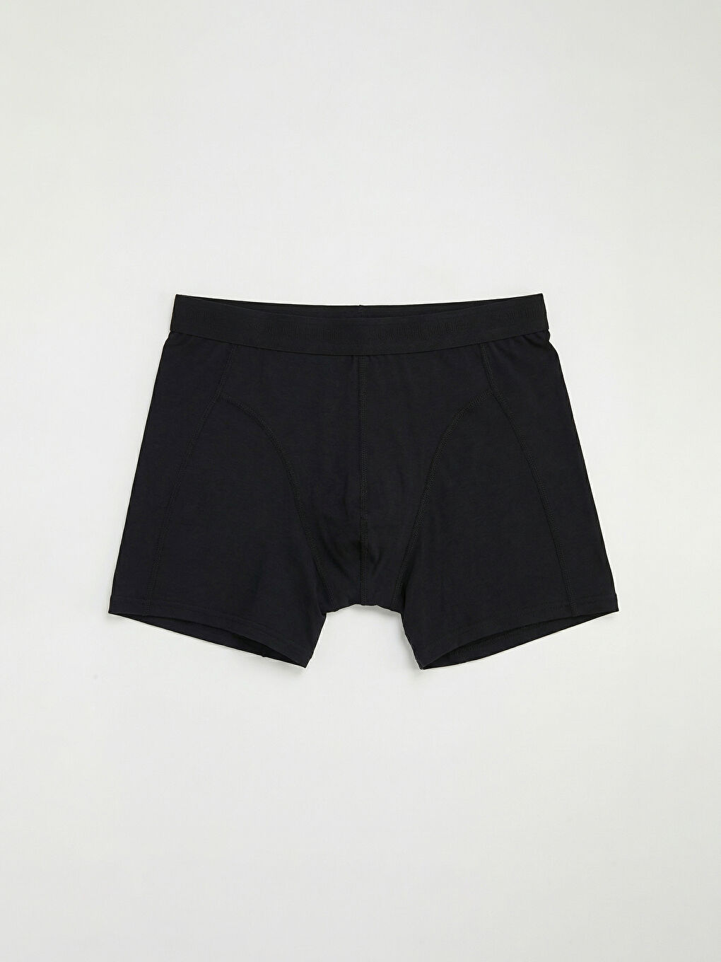 Siyah Standart Kalıp Pamuklu Esnek Erkek Boxer 3'lü-1