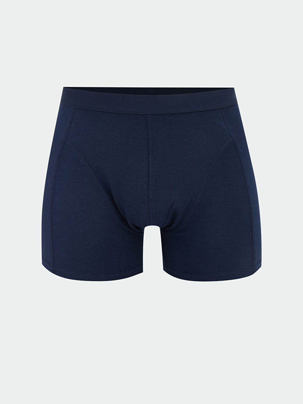 İndigo Standart Kalıp Pamuklu Esnek Erkek Boxer 3'lü-1