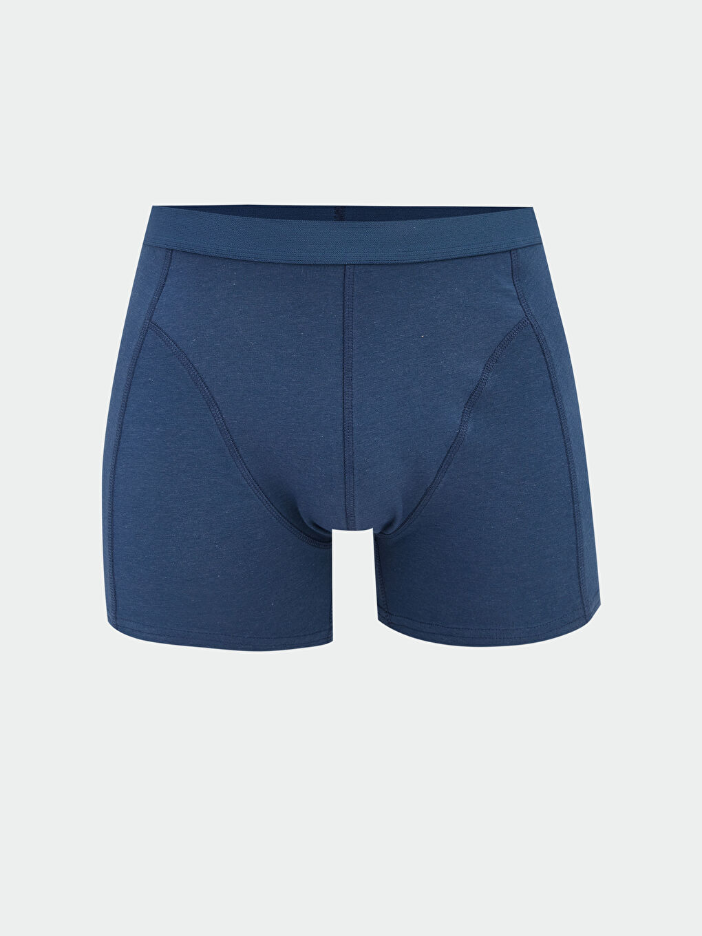 İndigo Standart Kalıp Pamuklu Esnek Erkek Boxer 3'lü-3