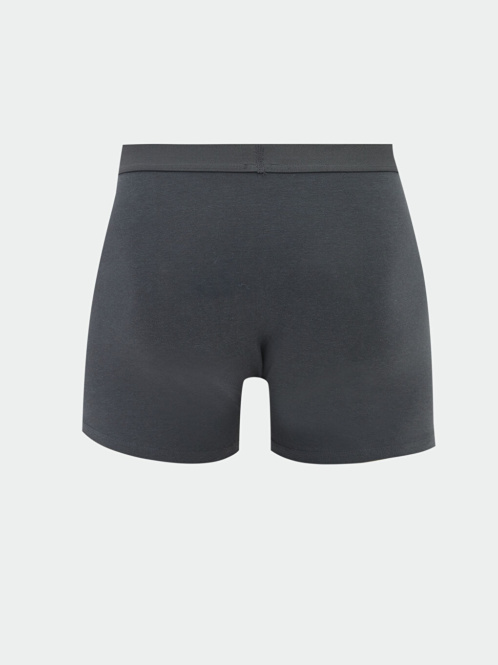Gri Standart Kalıp Pamuklu Esnek Erkek Boxer 3'lü-4