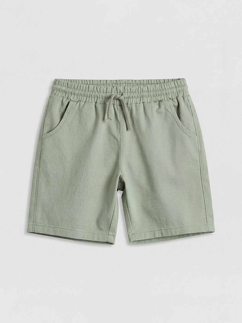 Yeşil Erkek Bebek Gabardin Şort