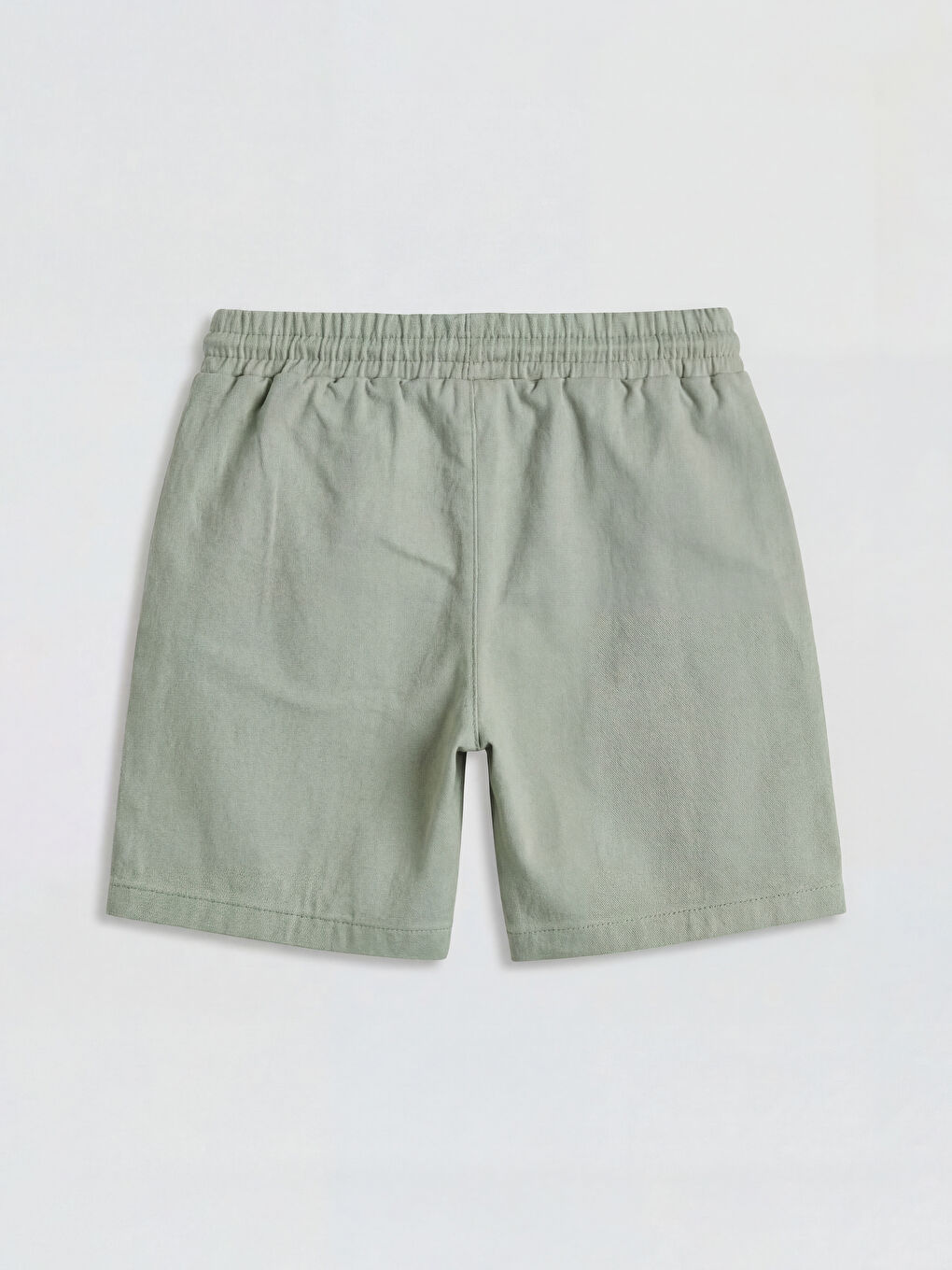 Yeşil Erkek Bebek Gabardin Şort-1