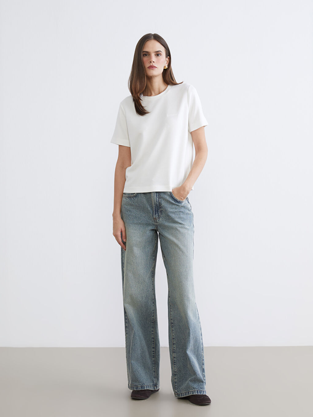 Crew Neck Soft Touch Women's T-Shirt-1