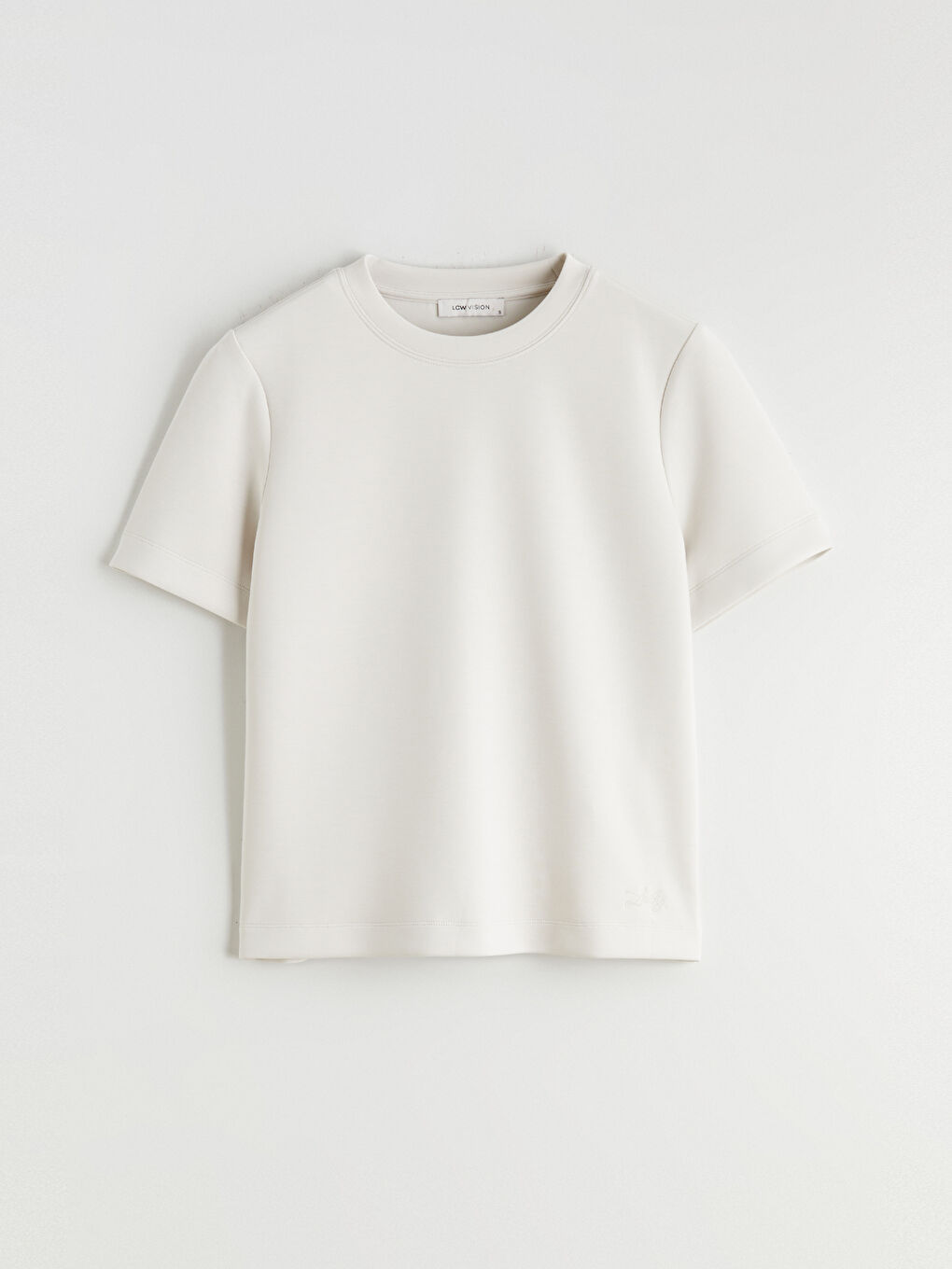 Tricou pentru femei cu guler rotund și atingere delicată-4