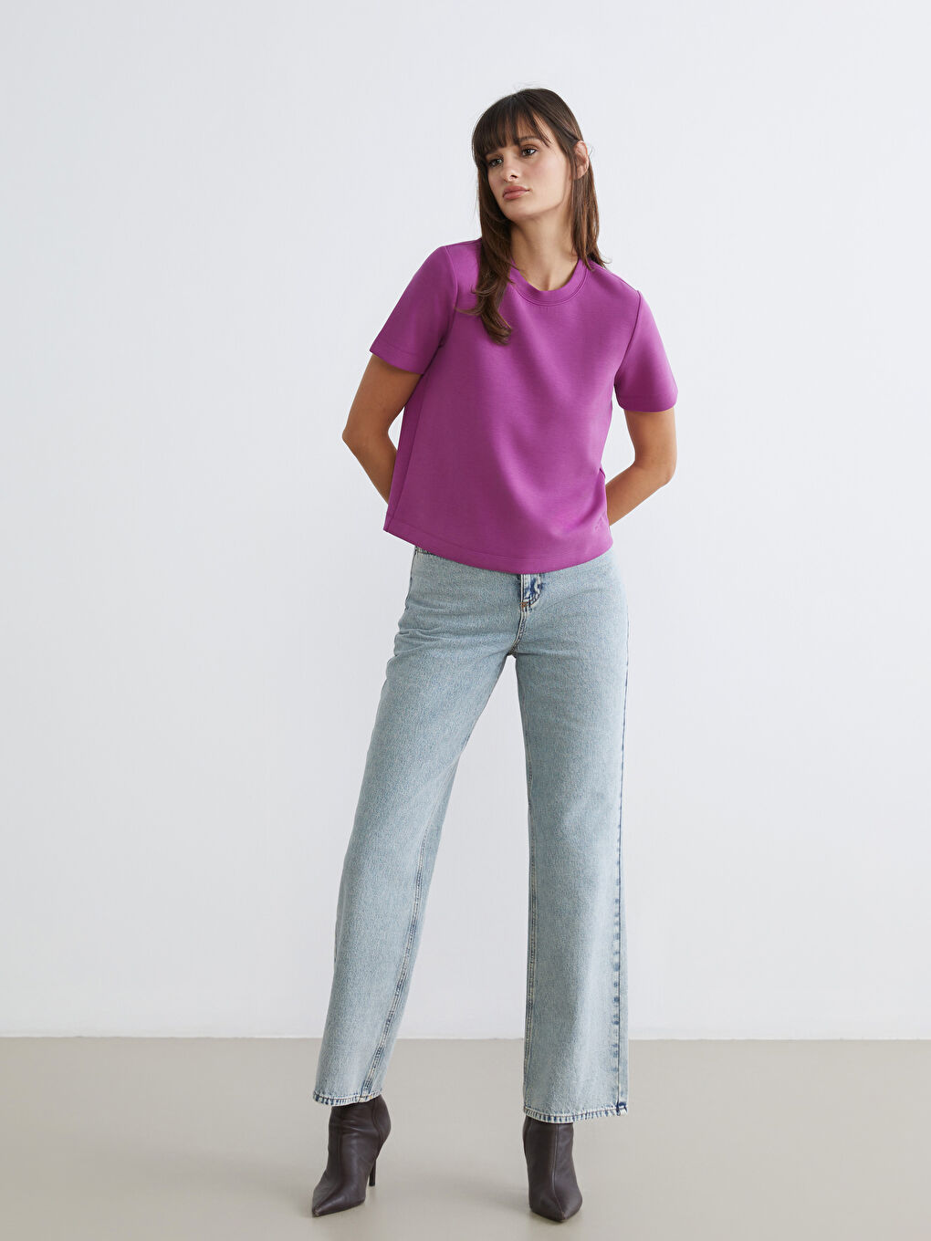 Soft Touch Crew Neck Women's T-Shirt-1