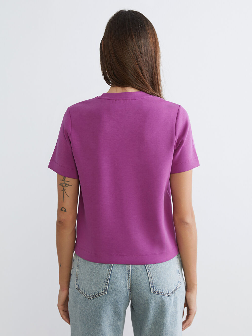 Soft Touch Crew Neck Women's T-Shirt-3