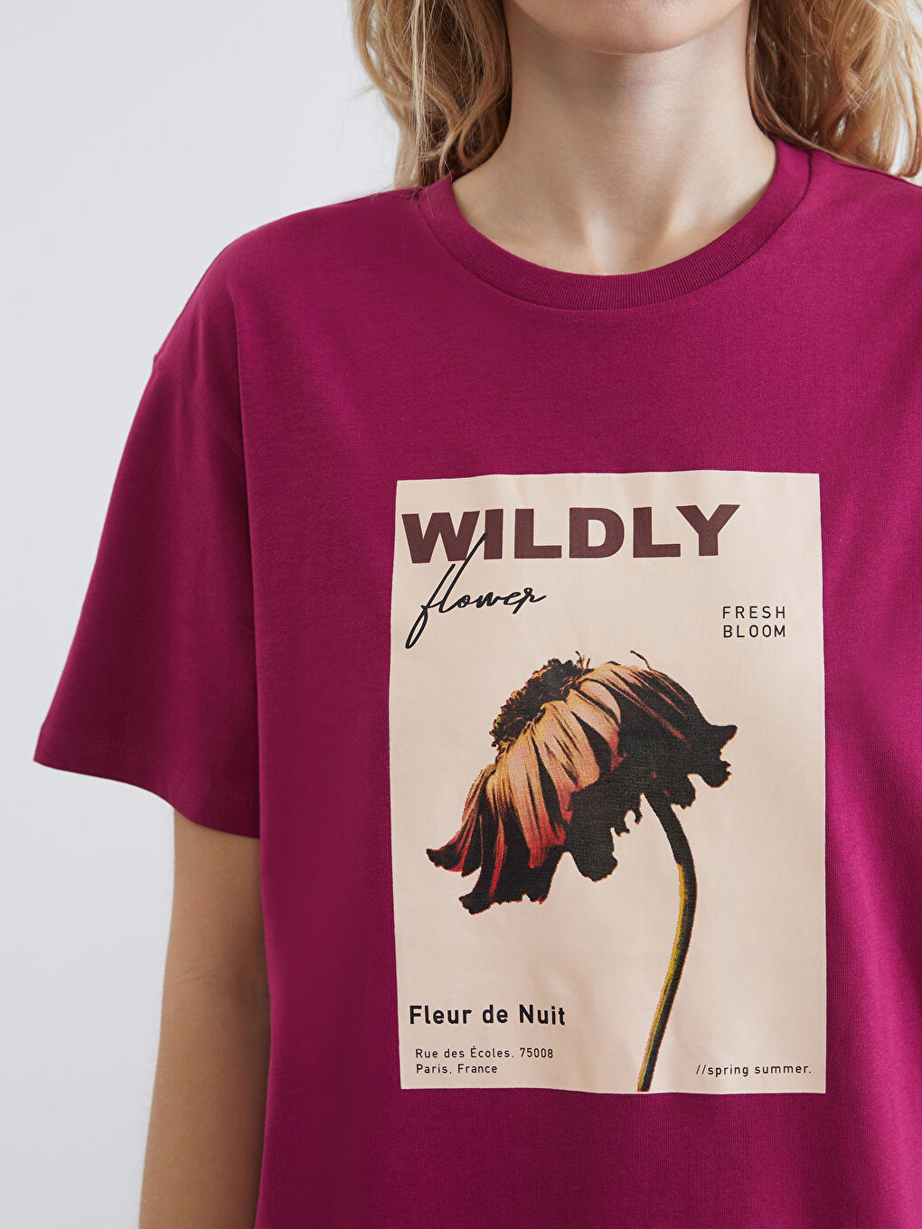 تیشێرت شەرابی ژن-3