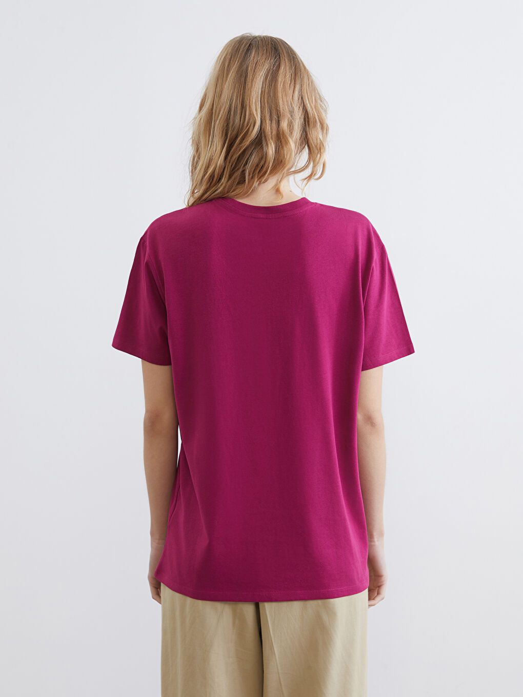 تیشێرت شەرابی ژن-4