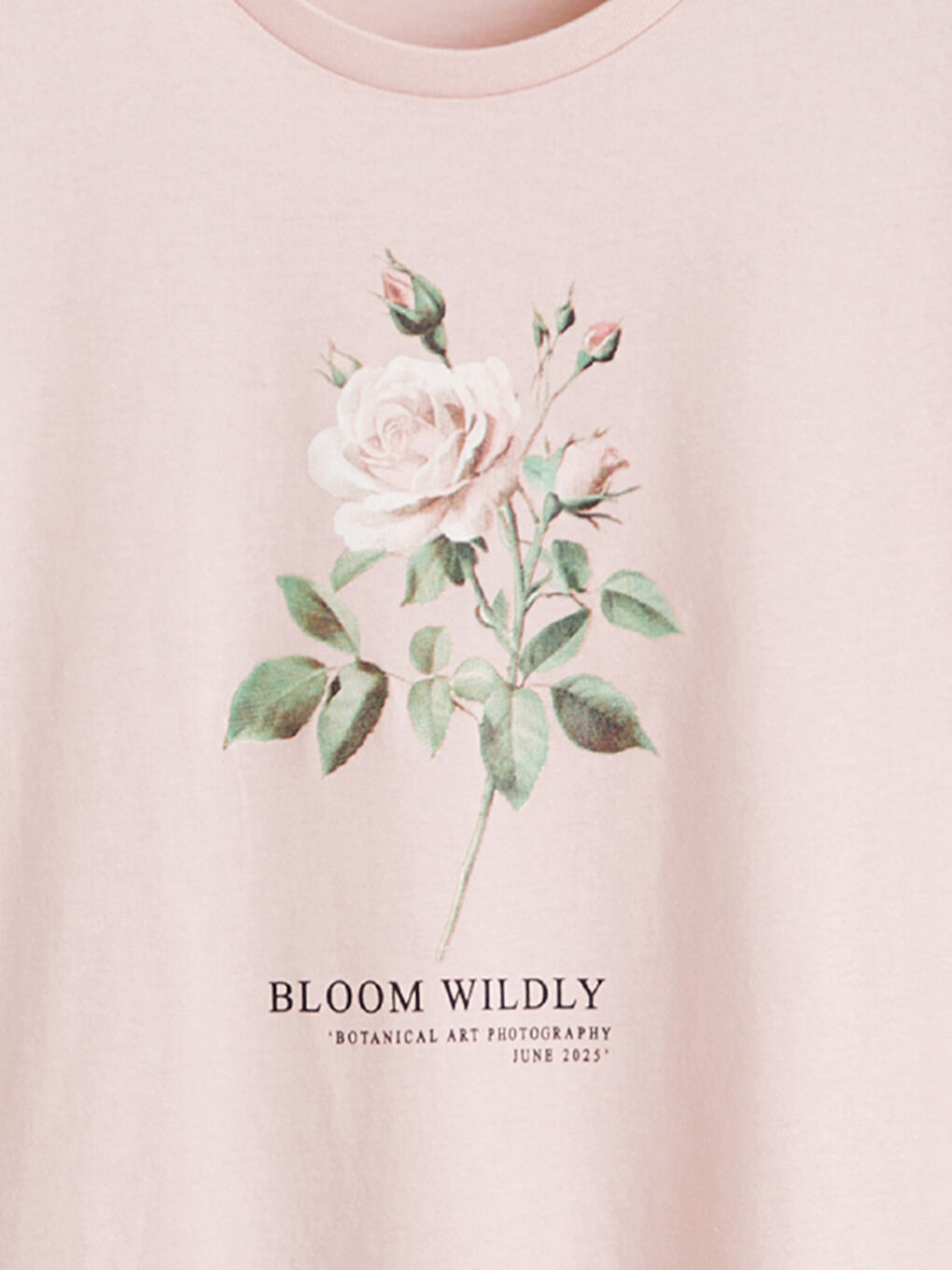 Женщины Розовый Футболка-5