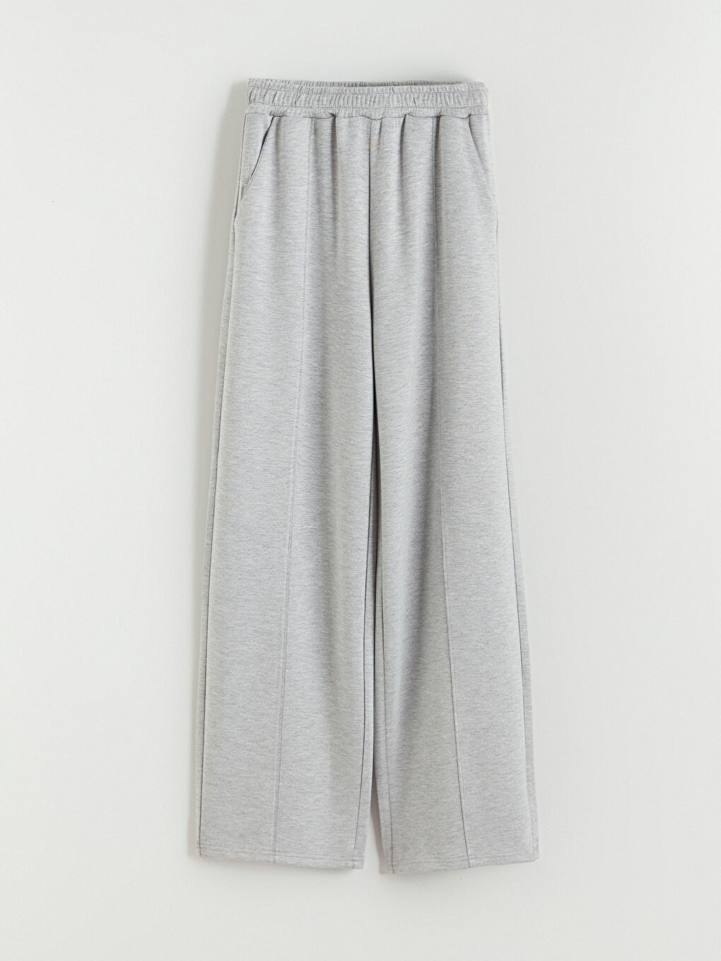 بنطال رياضي رمادي امرأة-4