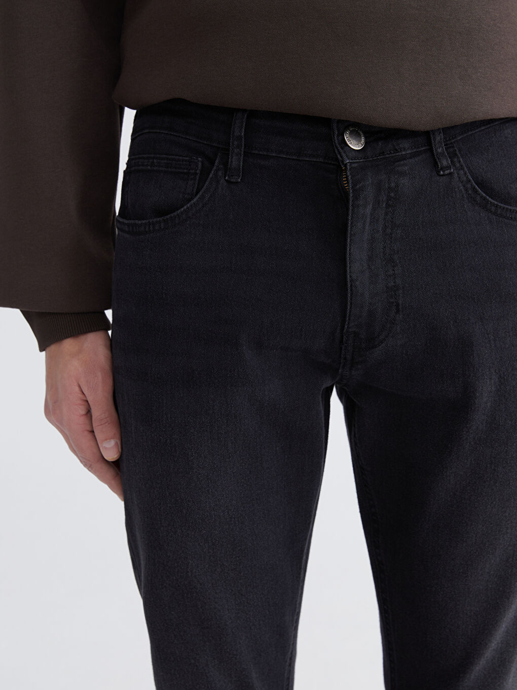 بنطلون جينز رجالي 750 سليم فيت-2