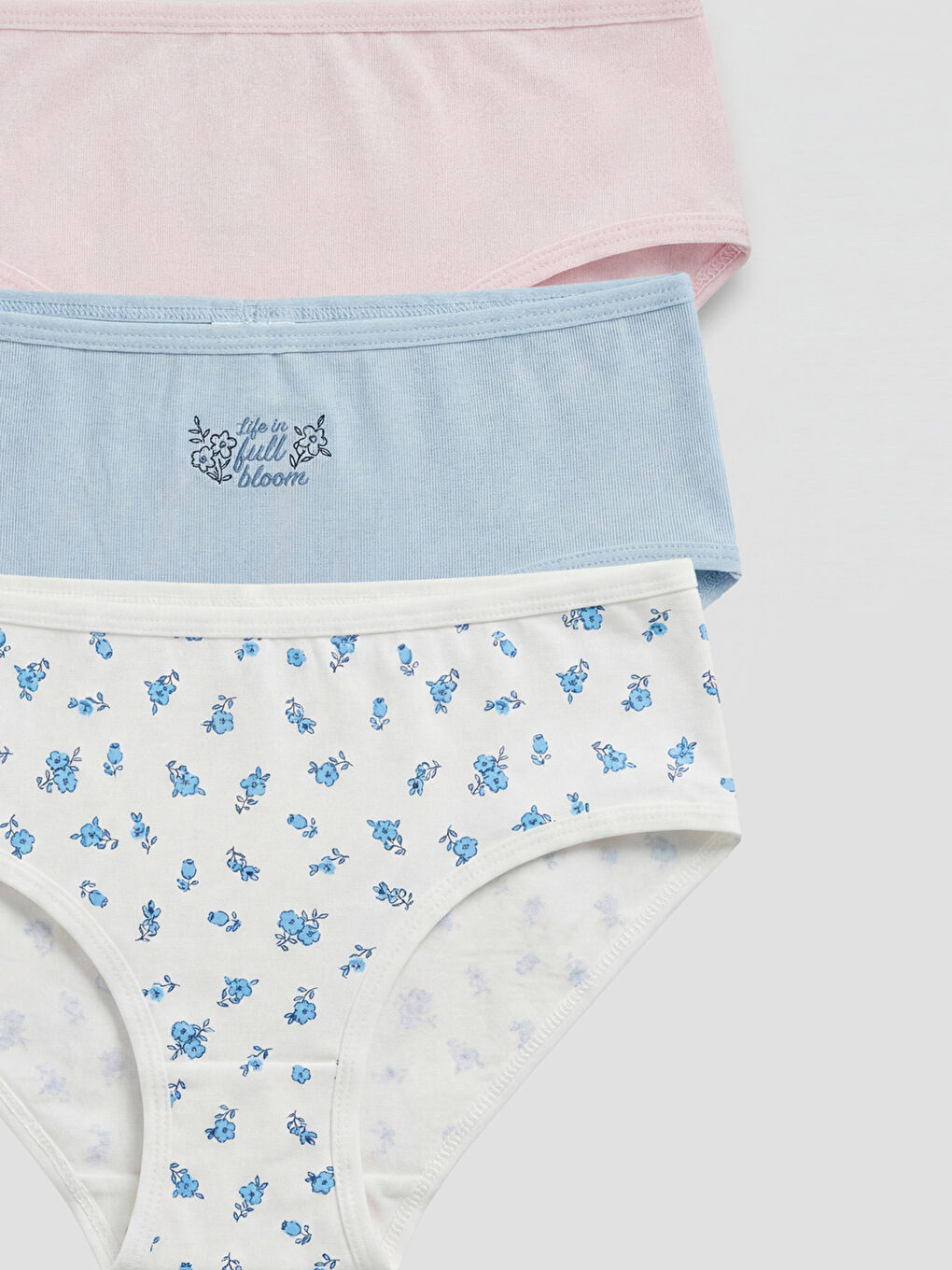 Girl WHITE Knickers-2