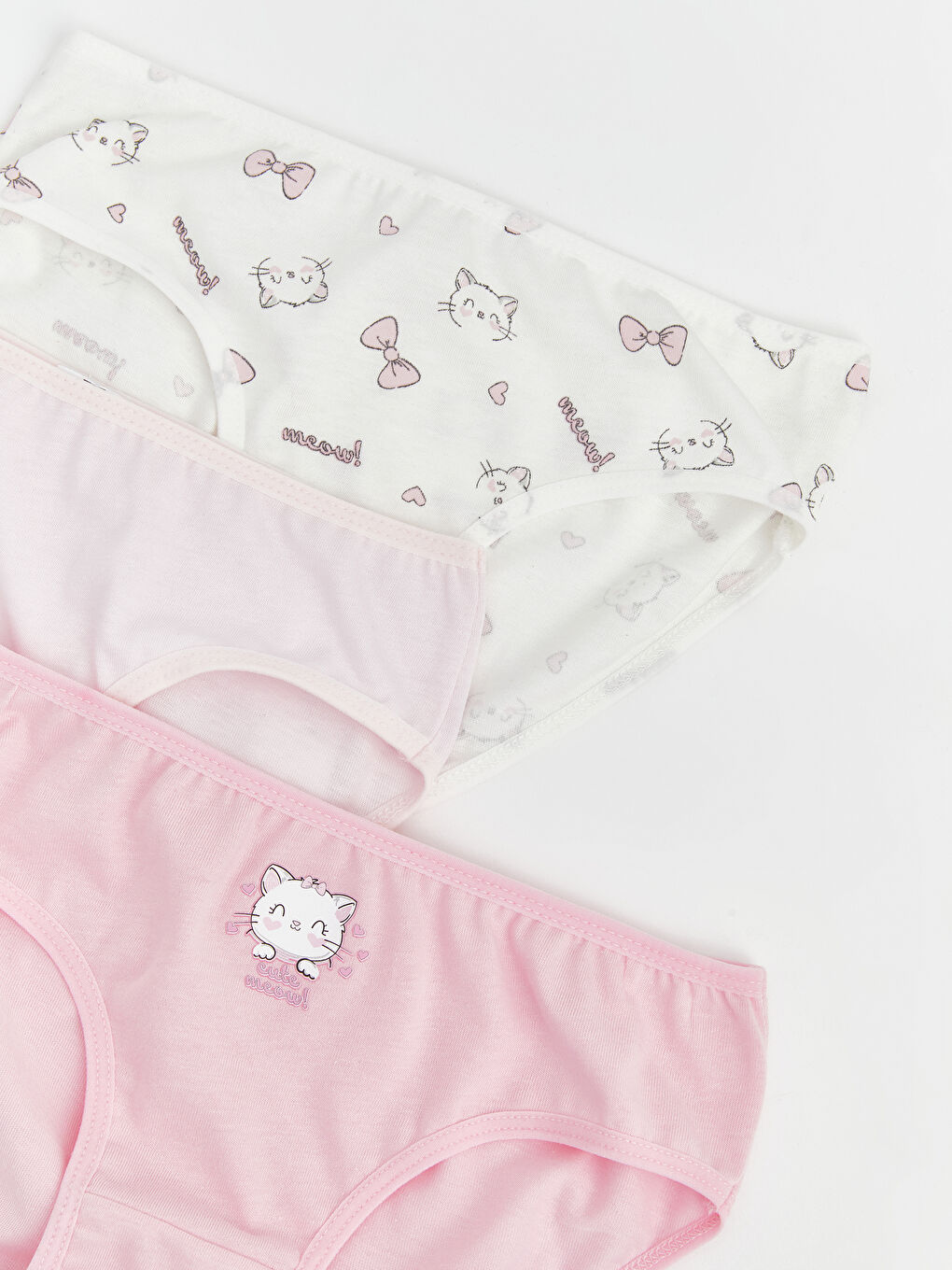 Girl WHITE Knickers-4