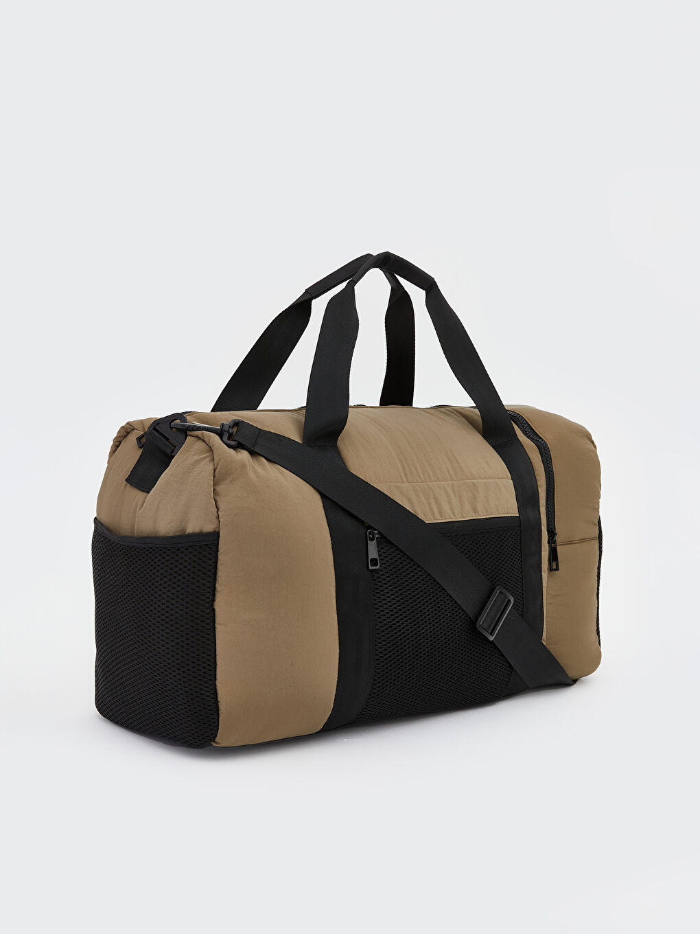 Kahverengi Omuz Askılı Erkek Spor Çantası-1
