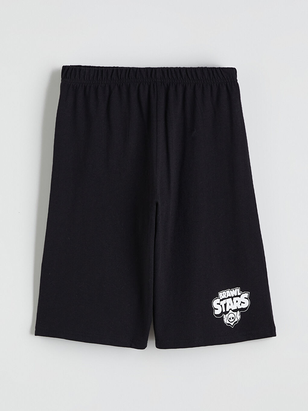 Gri Sünger Bob Baskılı Erkek Çocuk Şortlu Pijama Takımı-4