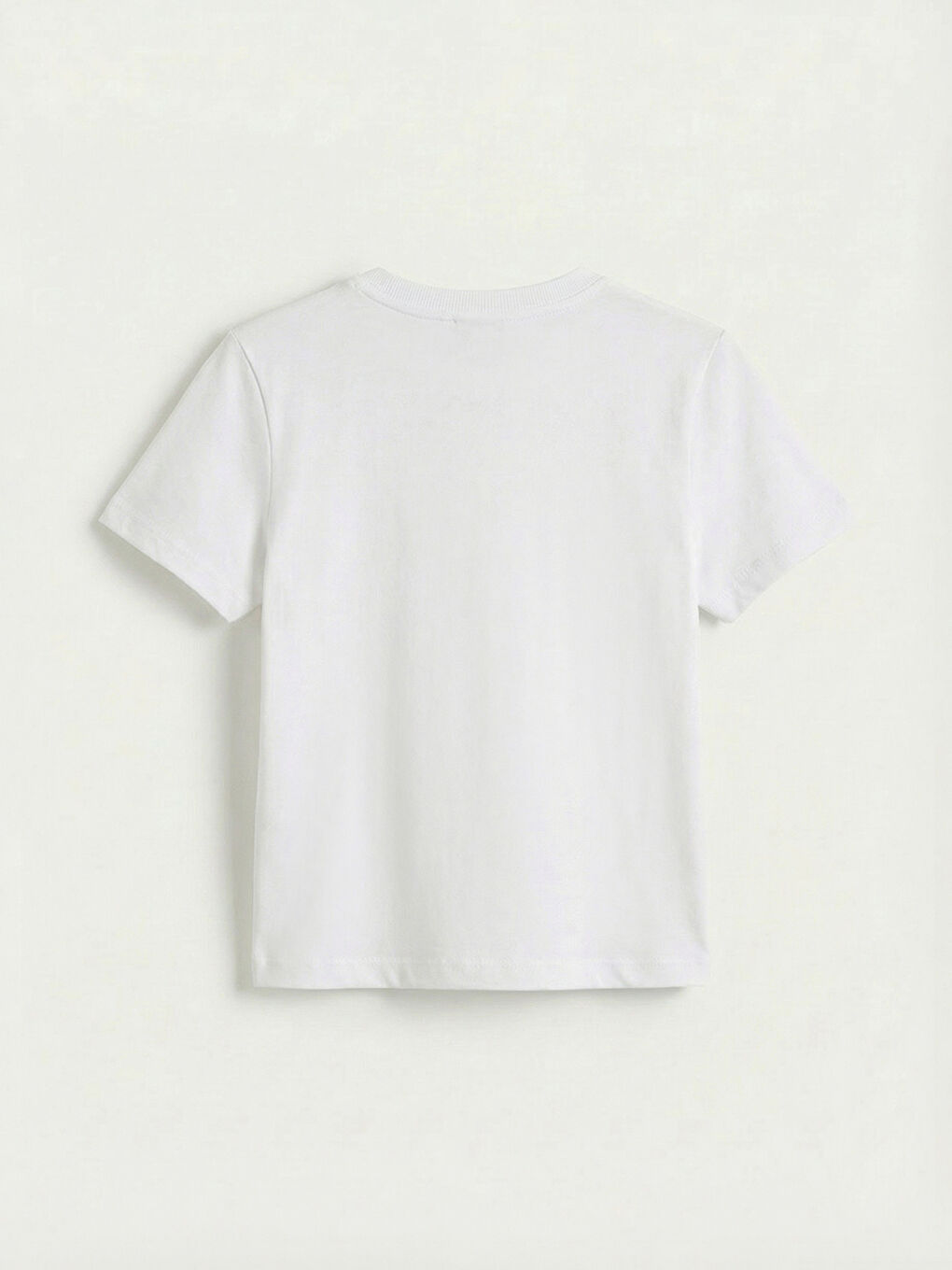 تيشيرت حريمي مطبوع برقبة دائرية-1