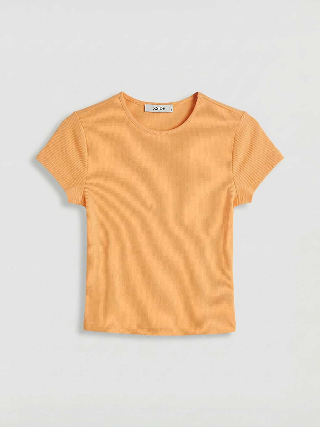 Woman ORANGE Crop Top-4