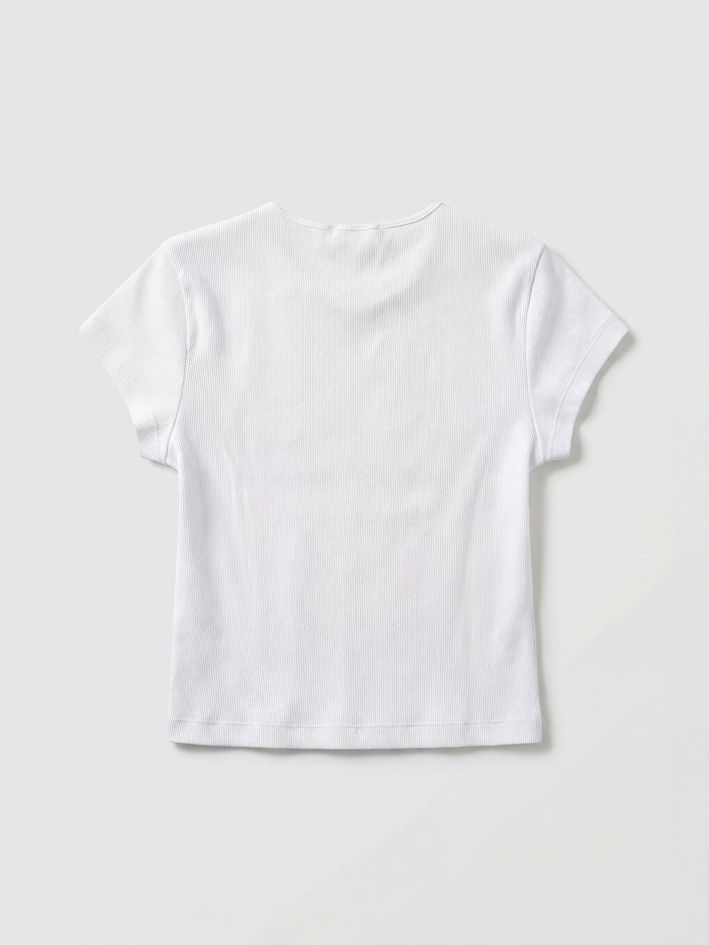 Woman WHITE Crop Top-1