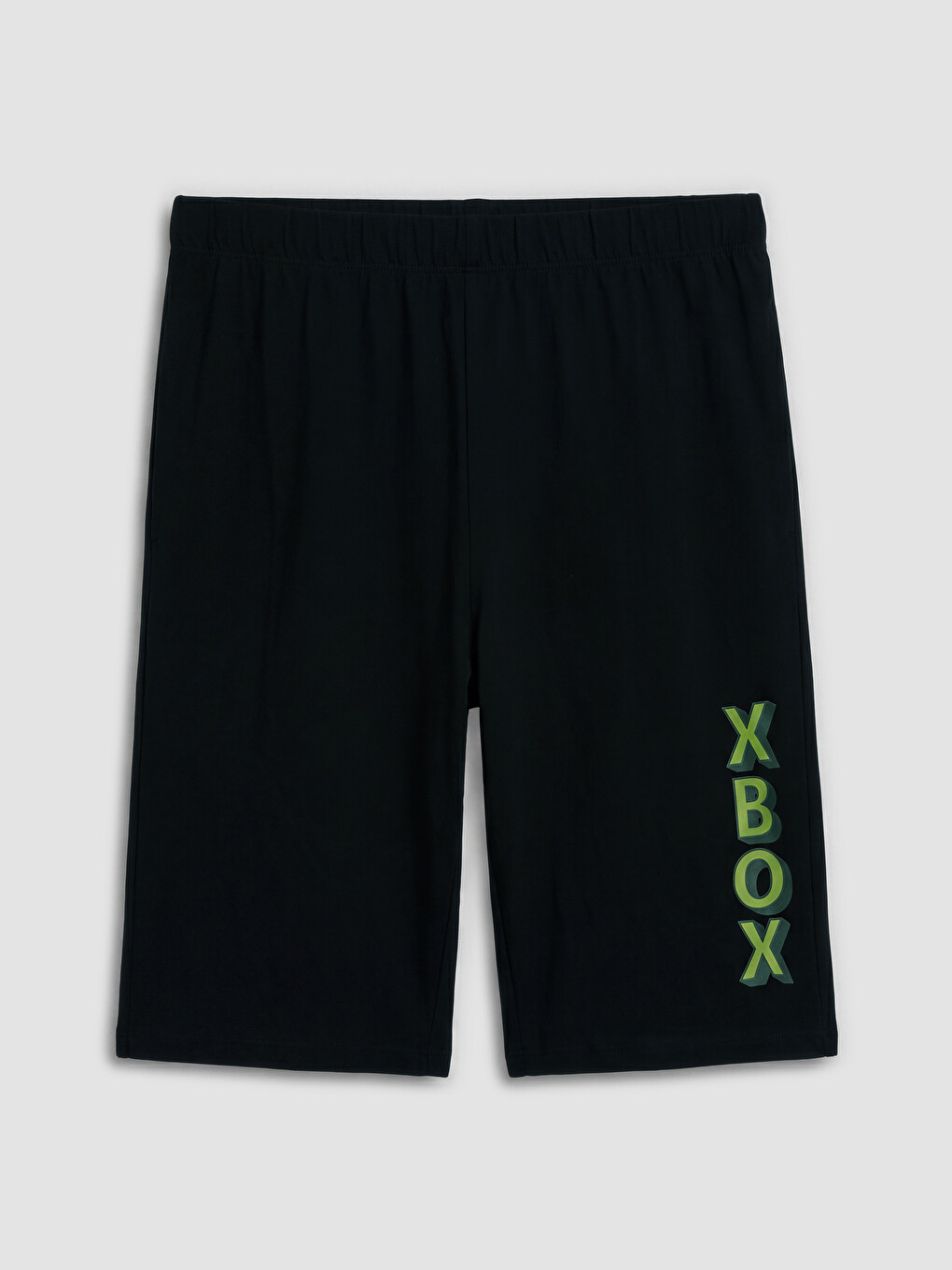 Yeşil Xbox Baskılı Erkek Çocuk Şortlu Pijama Takımı-4