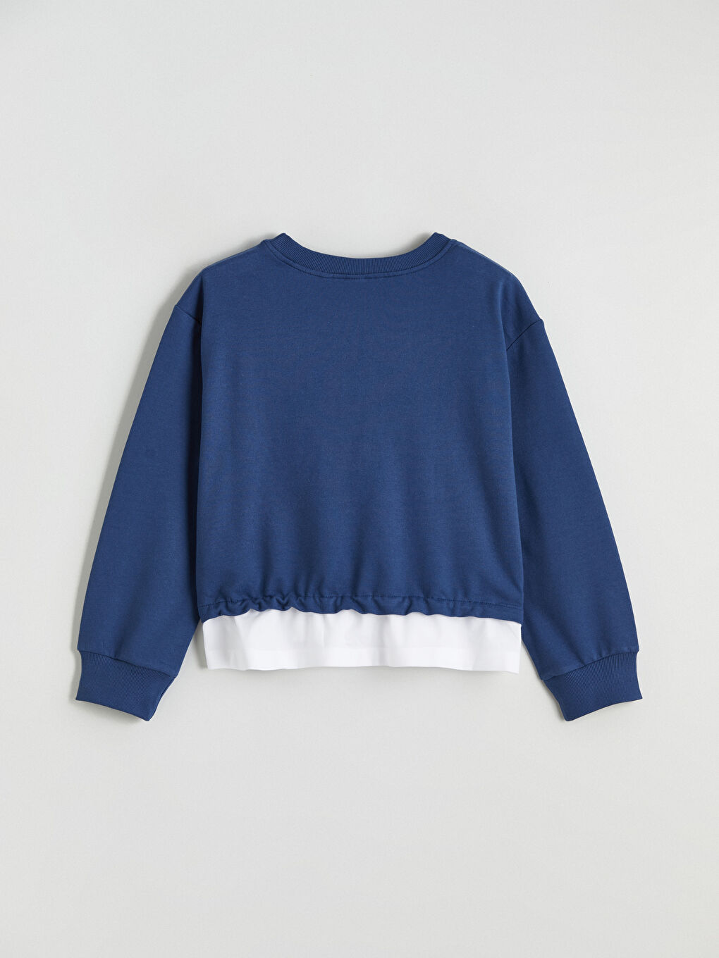 Bow Printed Girls' Thick Sweatshirt-2
