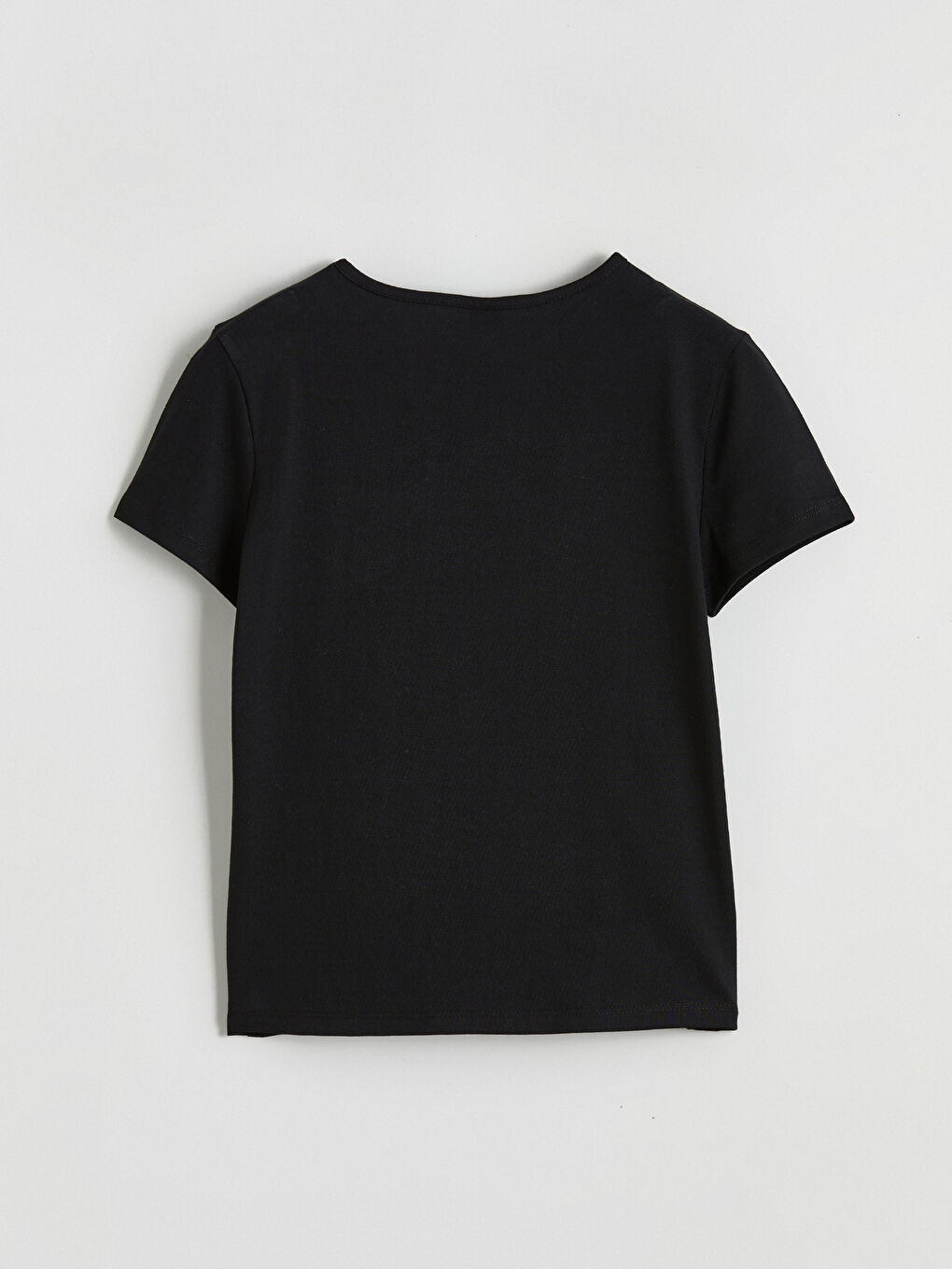 Crew Neck Floral Girls' T-Shirt-2