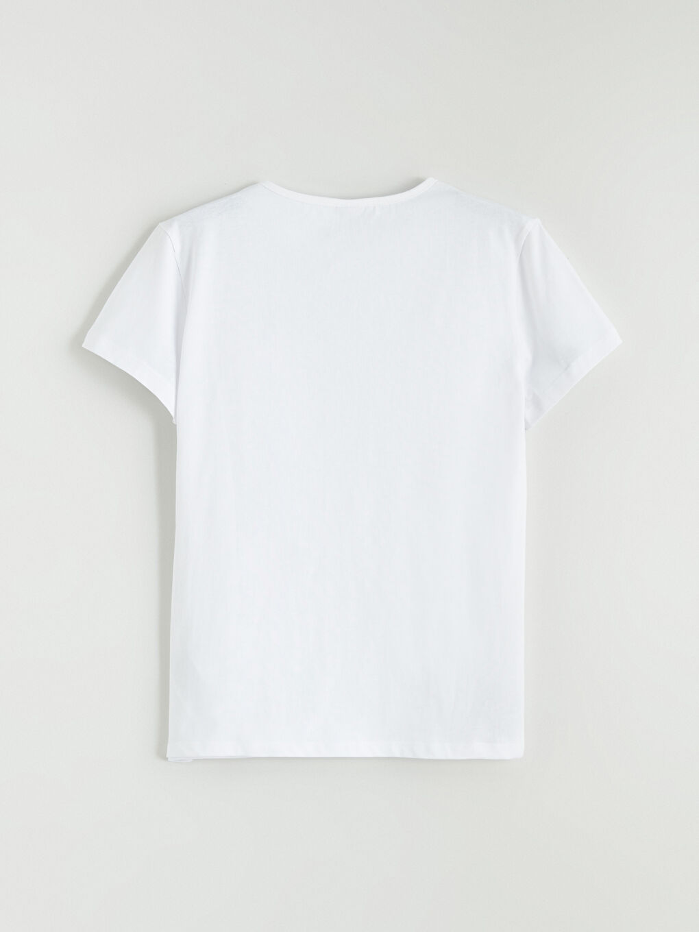 Crew Neck Floral Girls' T-Shirt-2