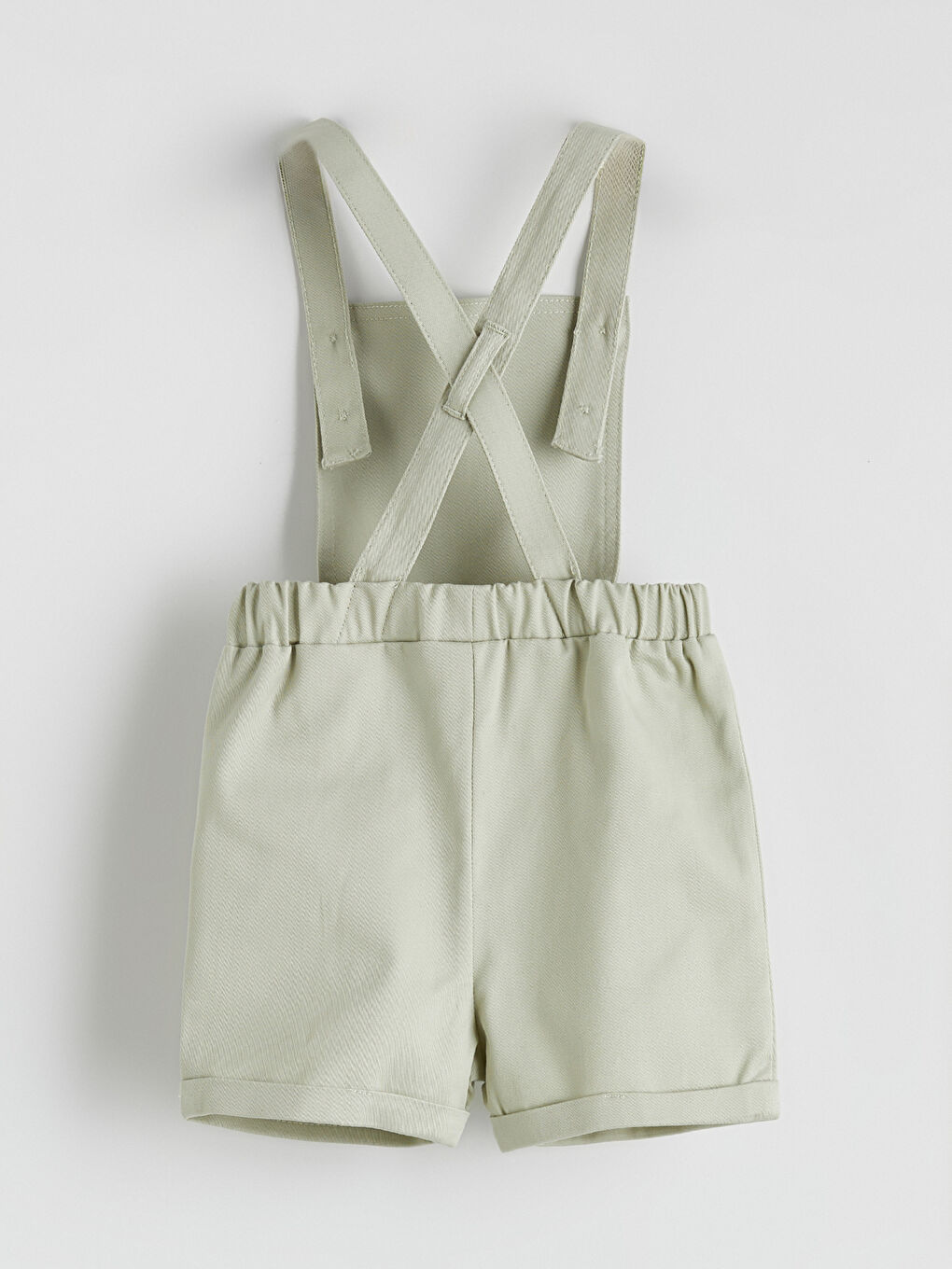 Baby Boy GREEN Dungarees-6