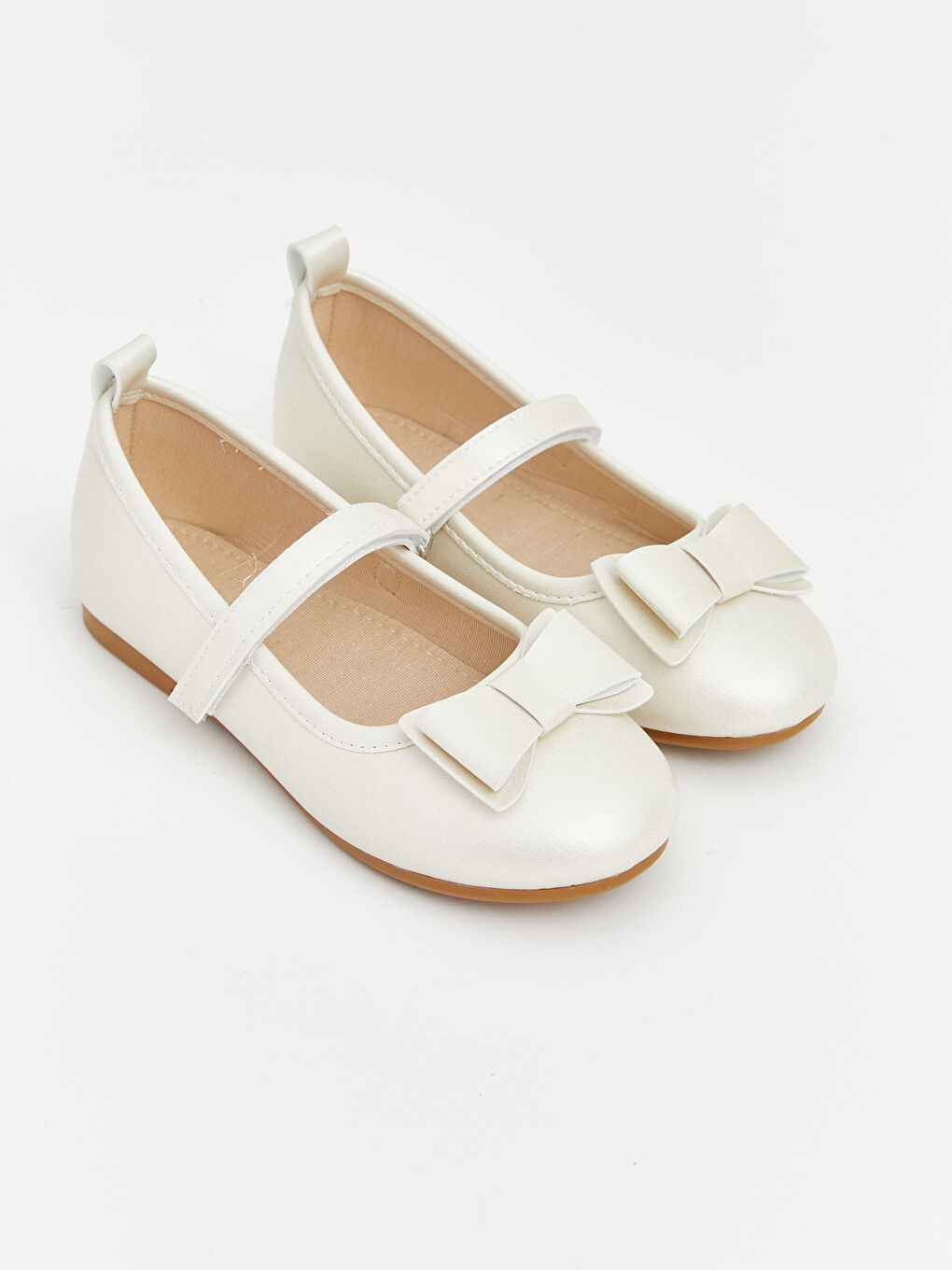 تفاصيل القوس أحذية الباليه المسطحة للبنات