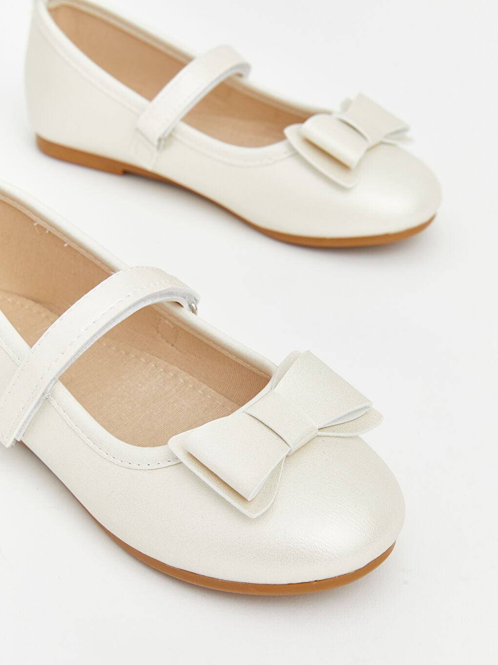 تفاصيل القوس أحذية الباليه المسطحة للبنات-2