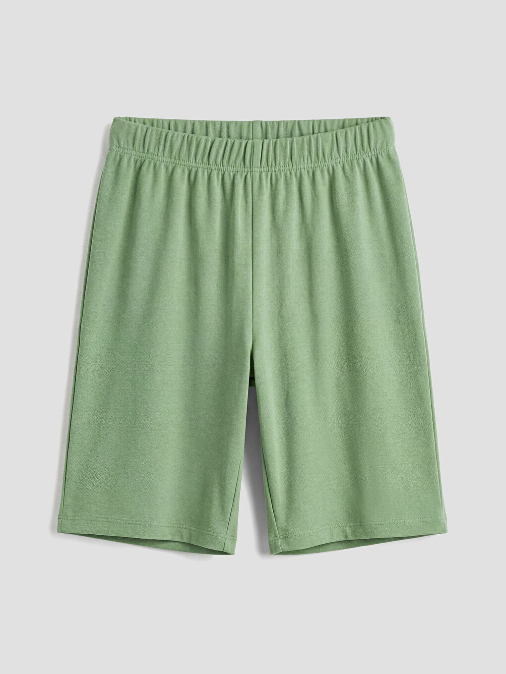 Yeşil Beli Lastikli Erkek Çocuk Pijama Altı