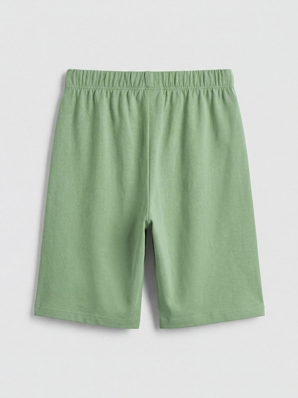 Yeşil Erkek Çocuk Şort Pijama Altı-1