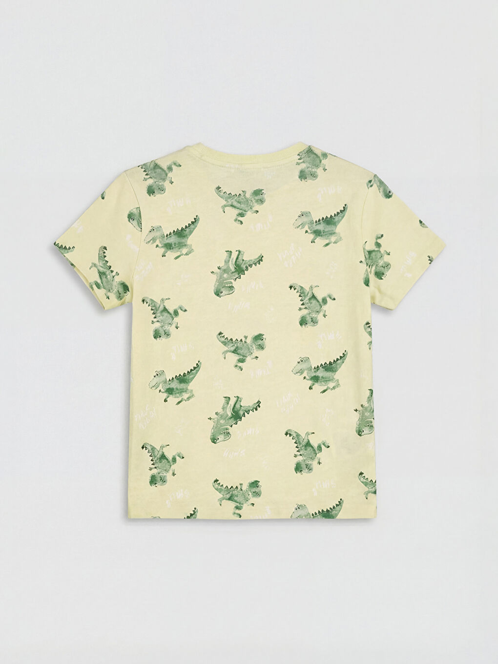 Yeşil Baskılı Erkek Çocuk Şortlu Pijama Takımı-2