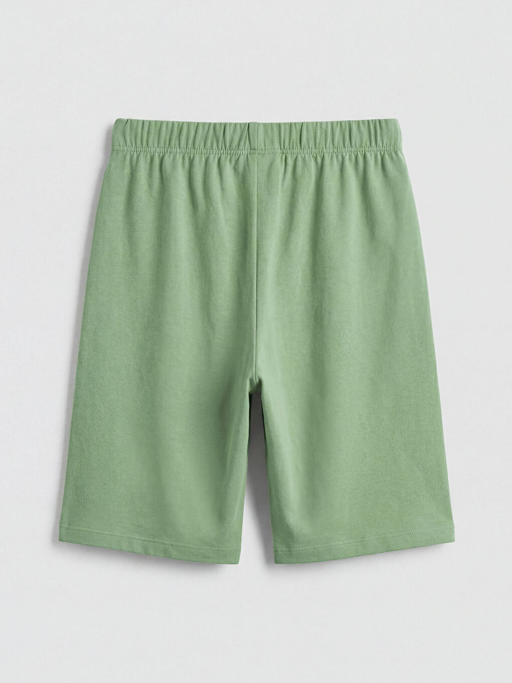 Yeşil Baskılı Erkek Çocuk Şortlu Pijama Takımı-4