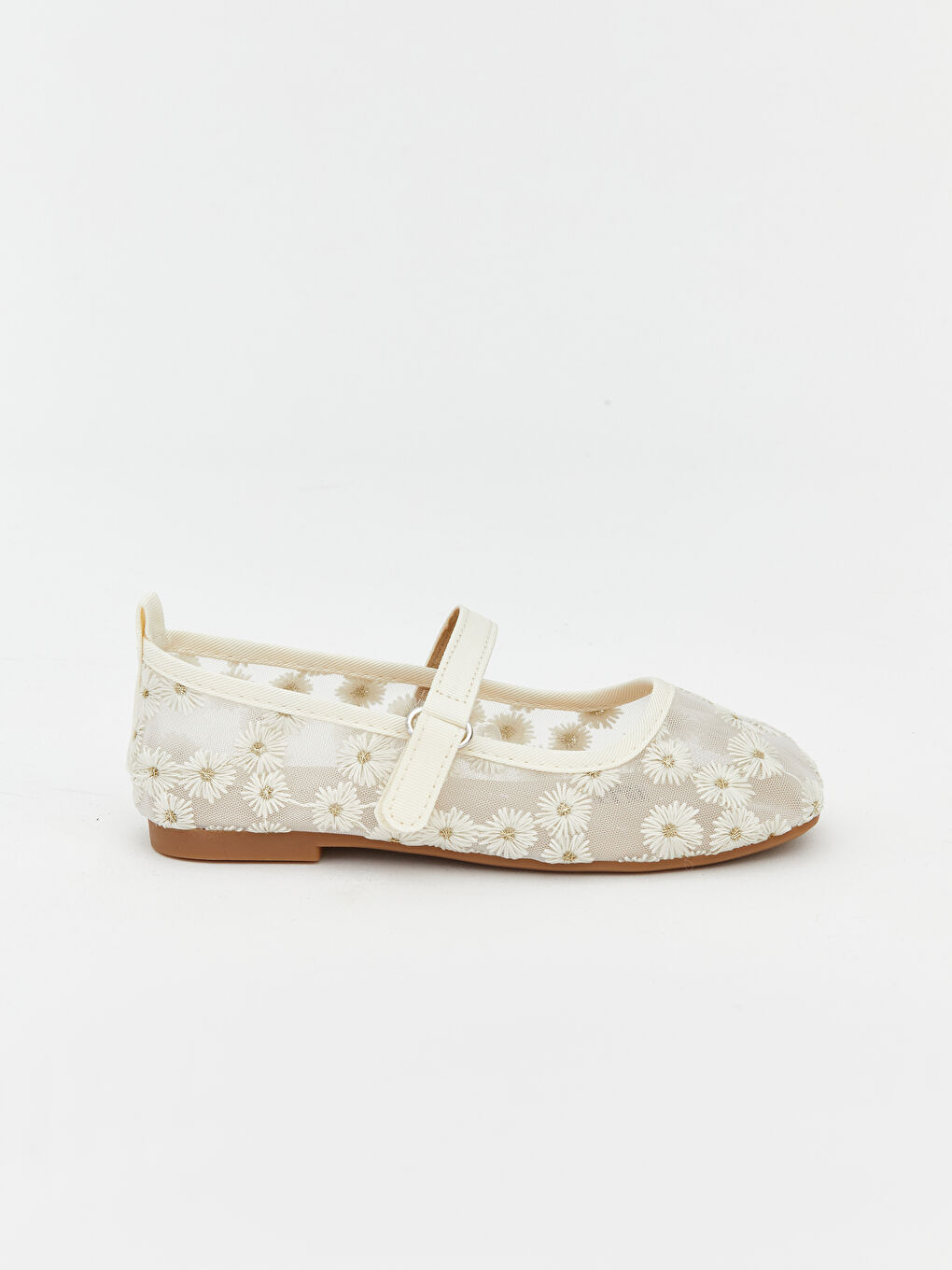 أحذية باليه مسطحة بيج فاتح / ايكرو طفلة-1