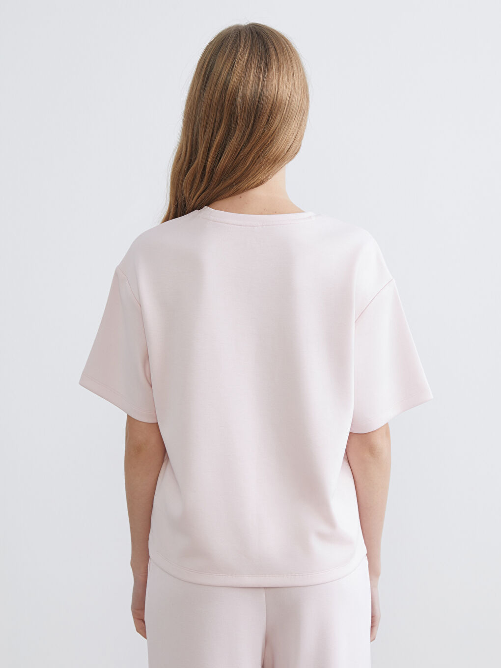 Әйелдер қызғылт Футболка-3