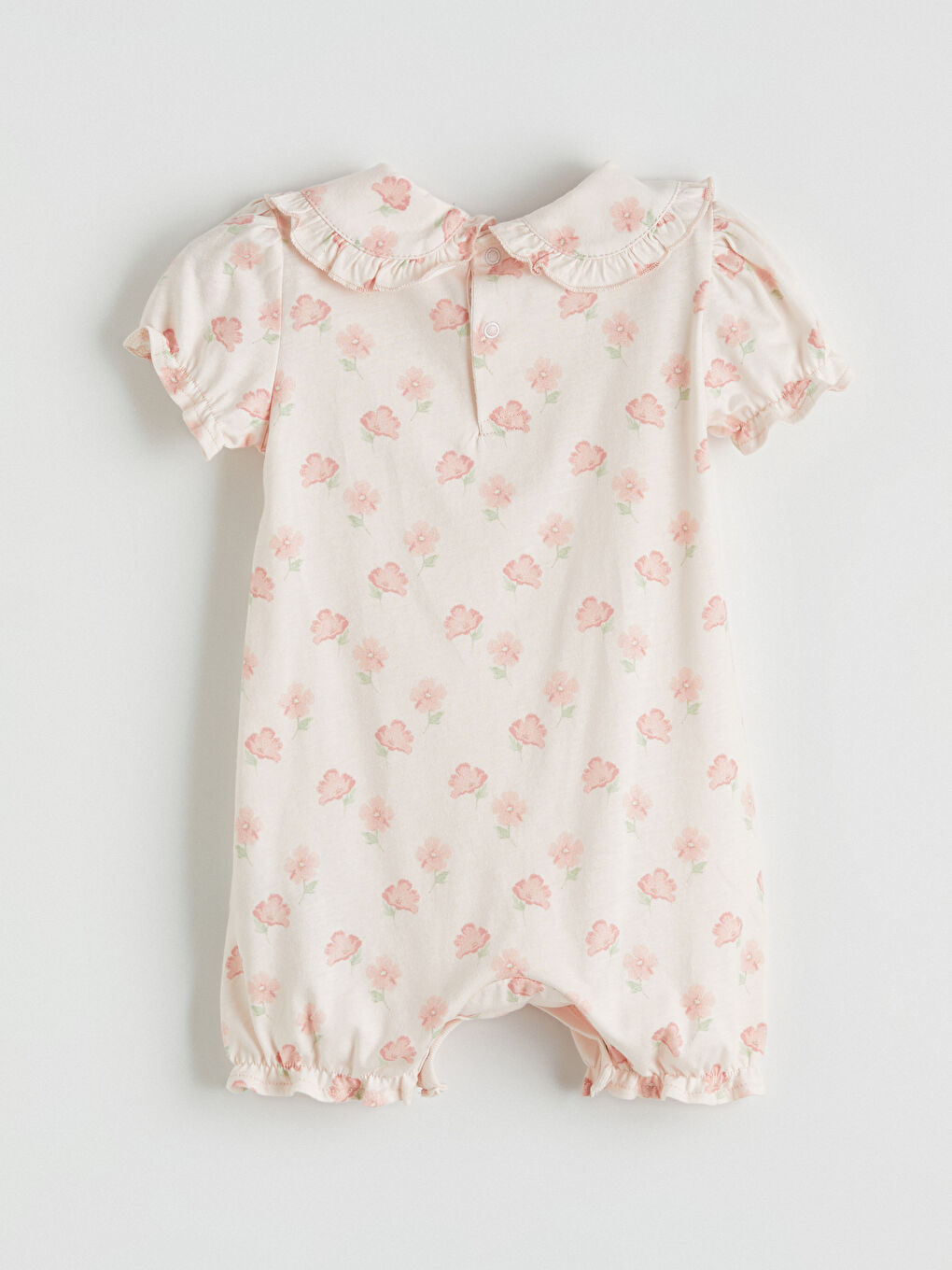 Floral Baby Girl Jumpsuit and Hairband-5