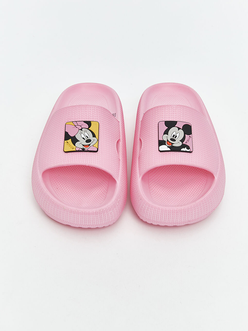 Pembe Minnie Mouse Baskılı Kadın Terlik-2