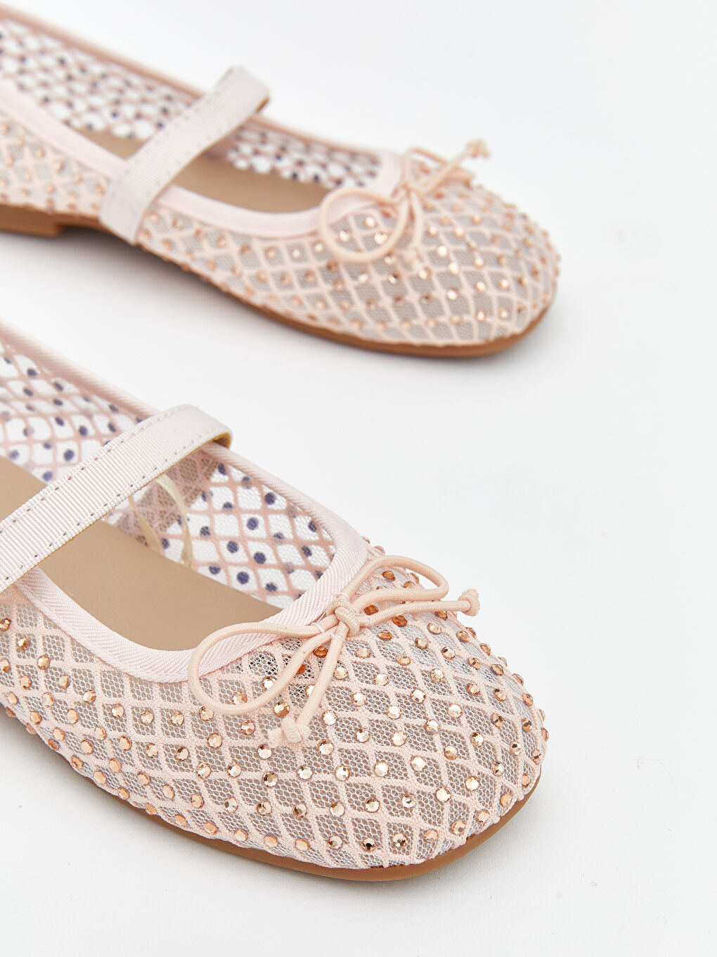 پێڵاوی فلاتی منداڵە کچان بە وردەی قوشک-2