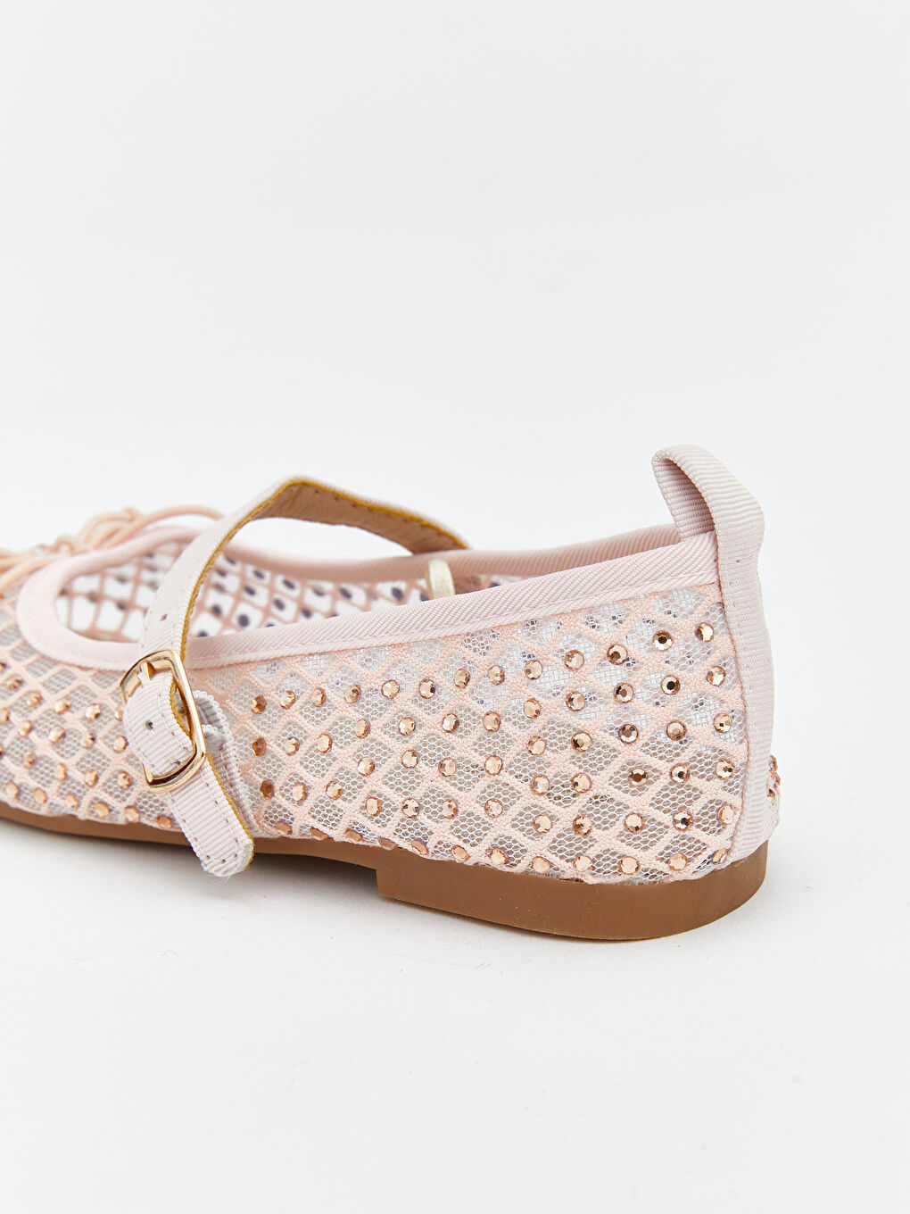 پێڵاوی فلاتی منداڵە کچان بە وردەی قوشک-4