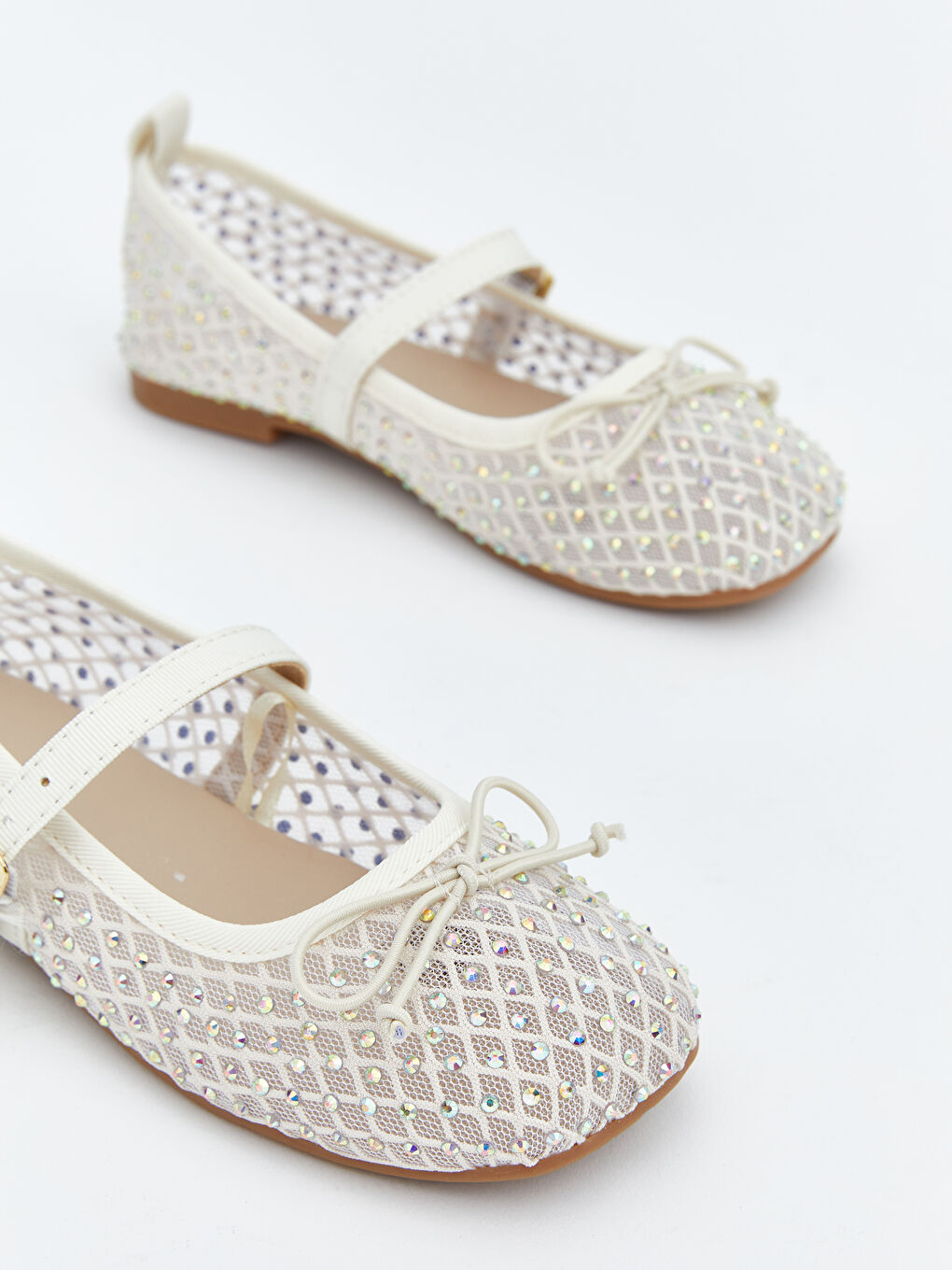 Baletanke za bebe devojčice sa detaljem mašne-2