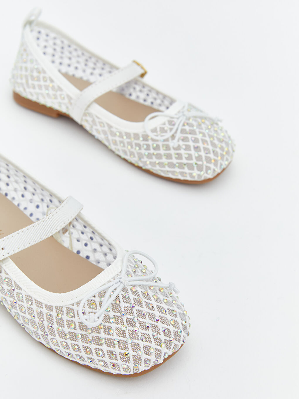 Bow Detailed Baby Girl Flats-2