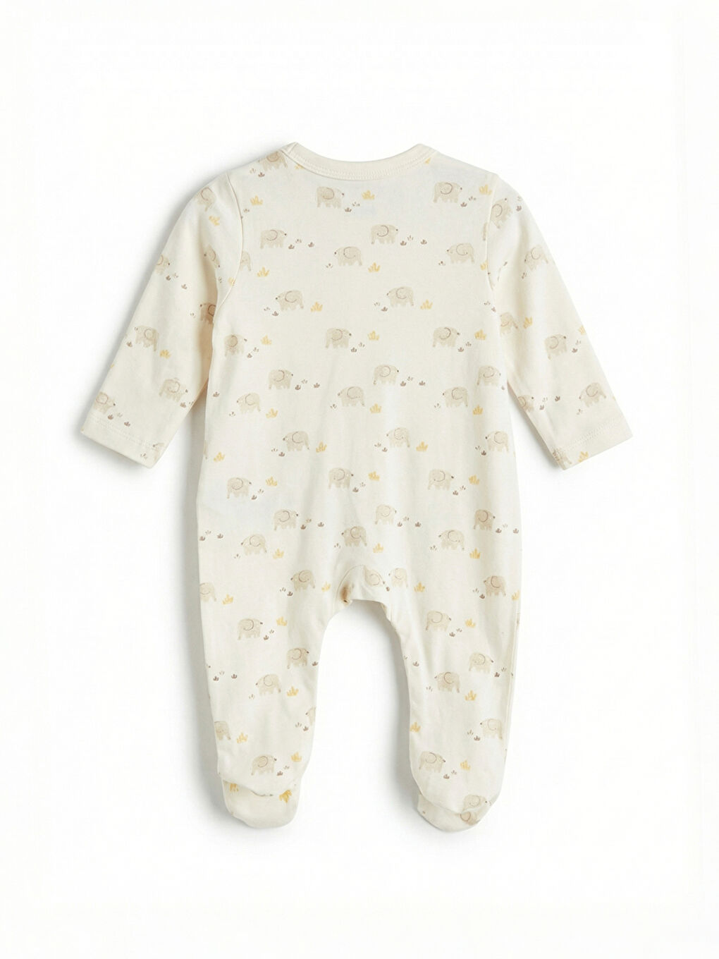 Ekru Baskılı Erkek Bebek Hastane Çıkışı Seti-2