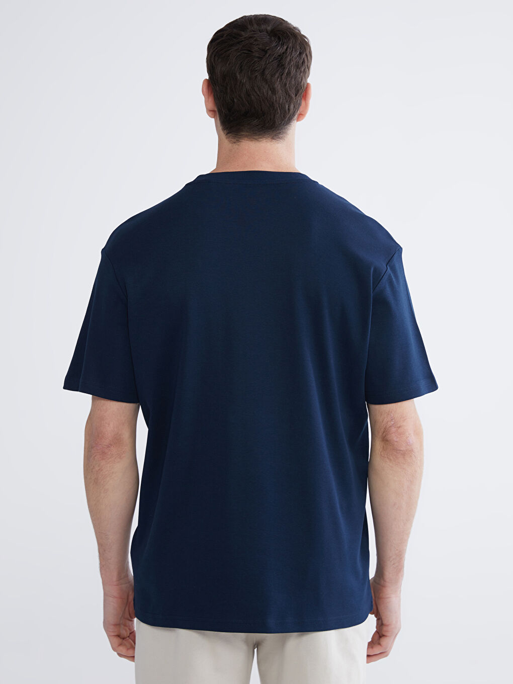 Crew Neck Printed Men's Interlock T-Shirt-3