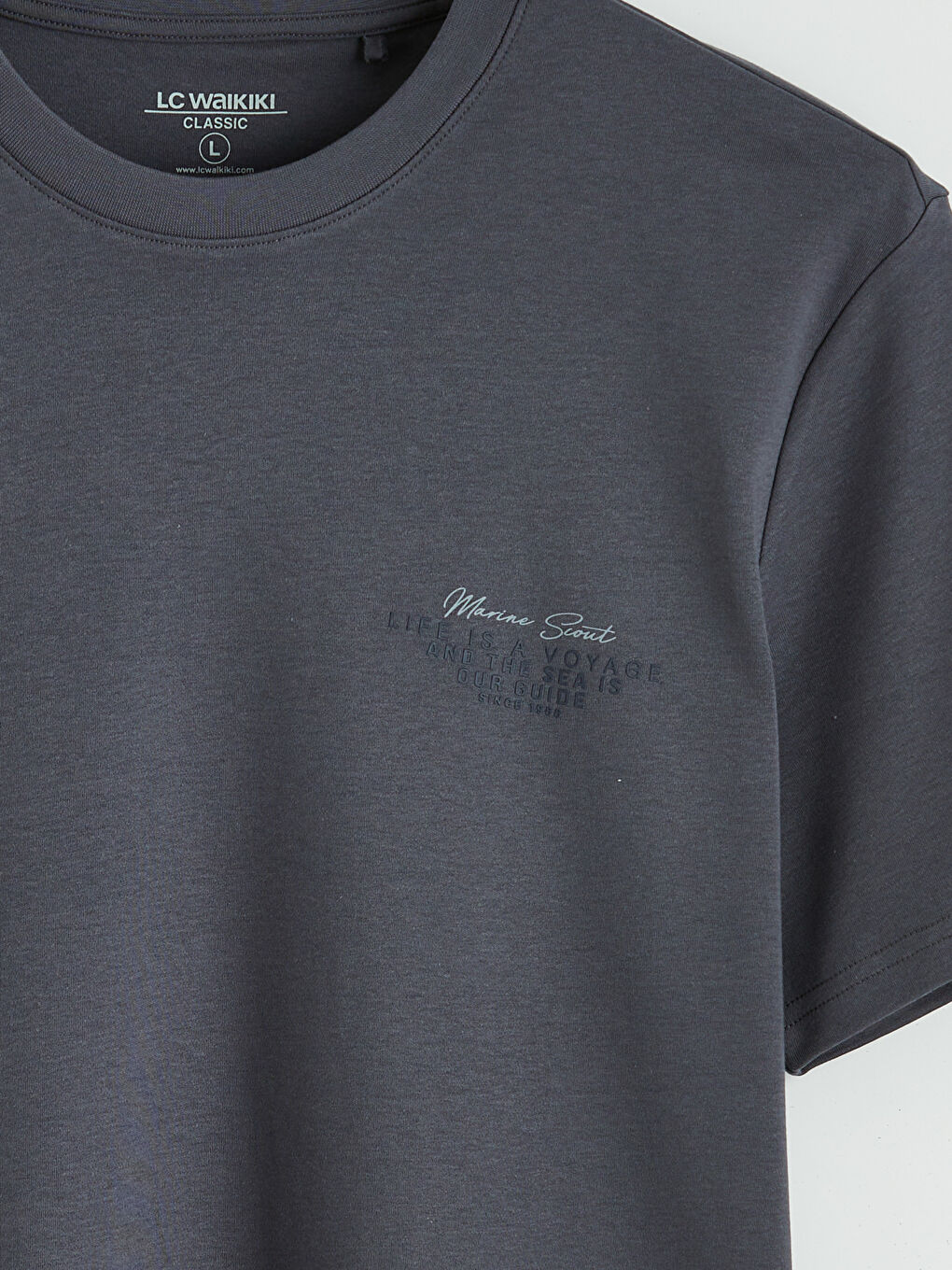 Crew Neck Printed Men's Interlock T-Shirt-4