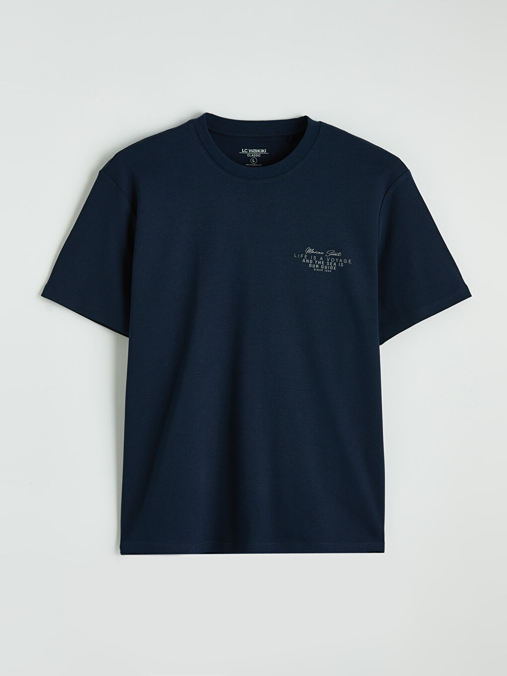 Crew Neck Printed Men's Interlock T-Shirt-4