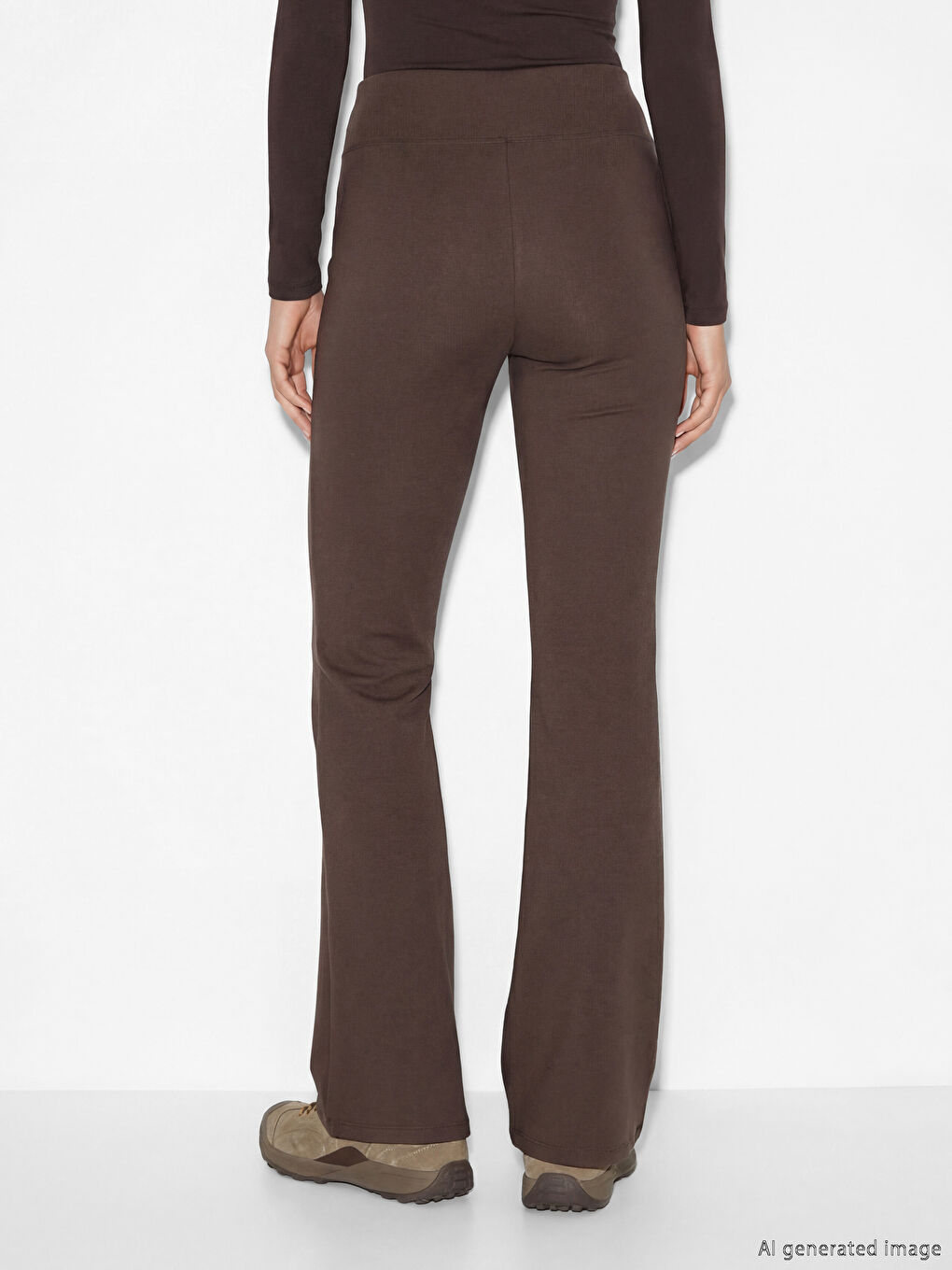 Woman BROWN Leggings-3