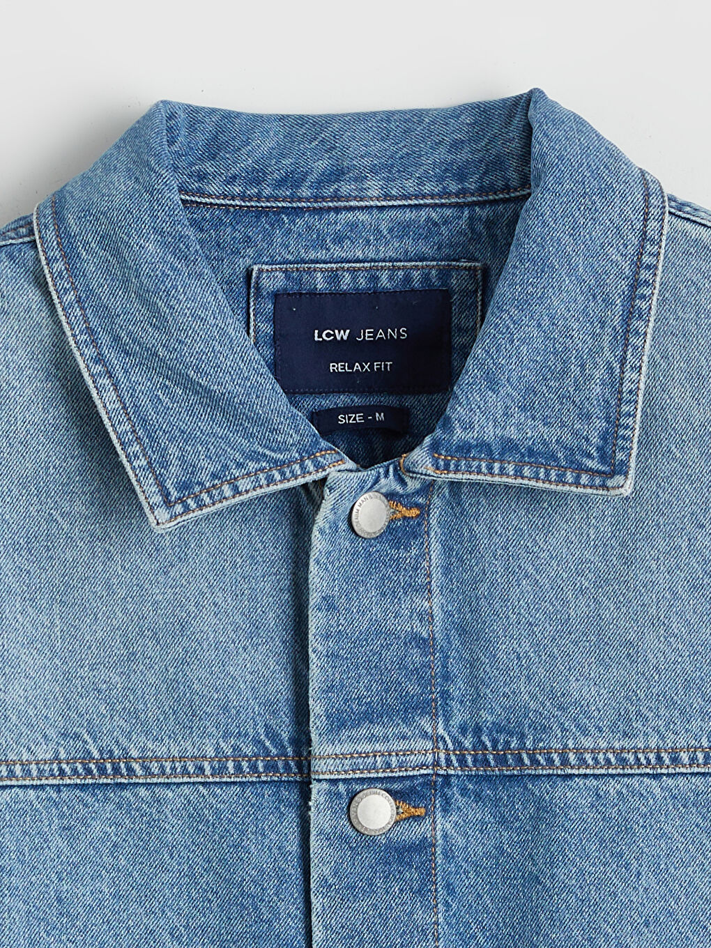 Мужчины Индиго Джинсовая рубашка-5